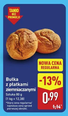 Bułka z płatkami ziemniaczanymi promocja w Aldi