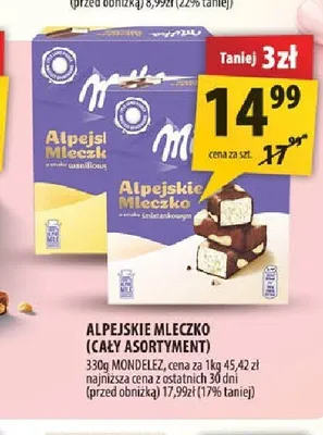 Alpejskie Mleczko promocja w Arhelan