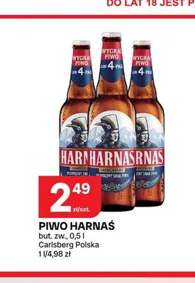 Piwo Harnaś promocja w Chorten