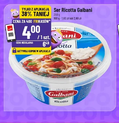 Ser ricotta Galbani promocja w POLOmarket
