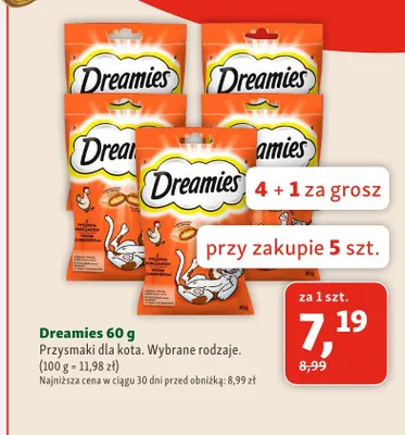 Przysmaki dla kota Dreamies promocja w MAXI ZOO