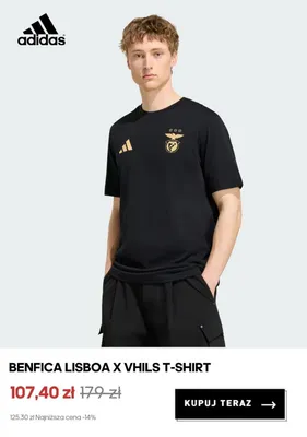 T-shirt Adidas Benfica Lisboa x Vhils promocja w Adidas