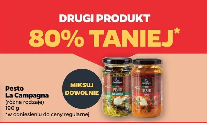 Pesto (różne rodzaje) promocja w Netto