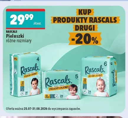 Pieluszki Rascals promocja w Biedronka Home