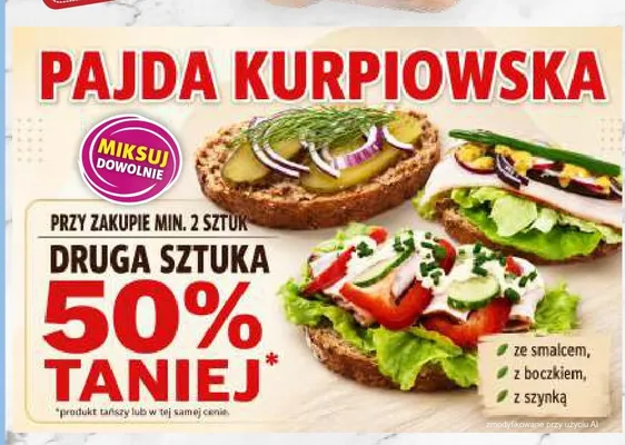 Pajda Kurpiowska ze smalcem promocja w Prim Market