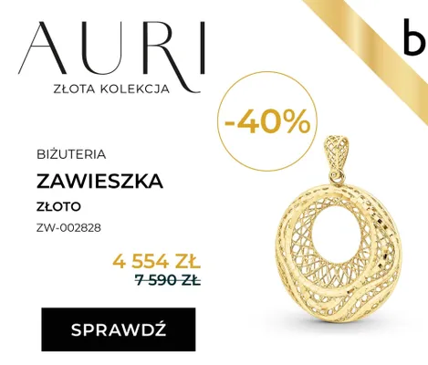 Zawieszka złota Briju Auri ZW-002828 promocja w Briju