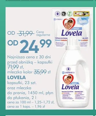 Płyn do płukania Lovela Baby promocja w Super-Pharm
