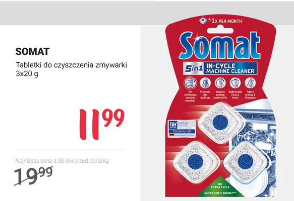 Tabletki do czyszczenia zmywarki promocja w Rossmann
