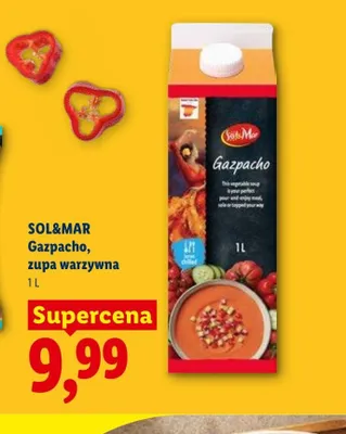 Gazpacho zupa warzywna SOL&MAR promocja w Lidl
