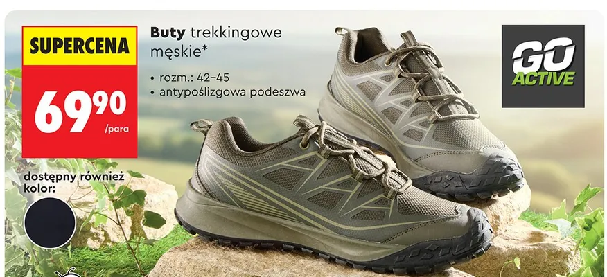 Buty trekkingowe męskie antypoślizgowa podeszwa promocja w Biedronka