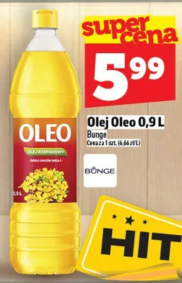 Olej Oleo promocja w TOPAZ