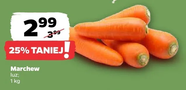 Marchew luz promocja w Netto