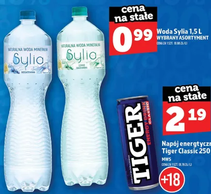 Woda Sylia lekko gazowana promocja w TOPAZ