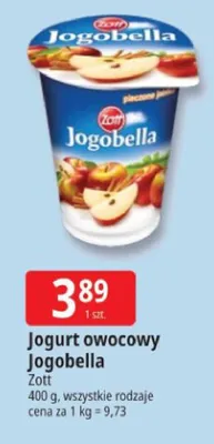 Jogurt owocowy Jogobella Zott promocja w Leclerc