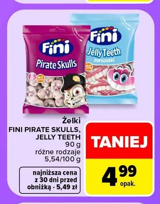 Żelki Jelly Teeth Fini promocja w Carrefour