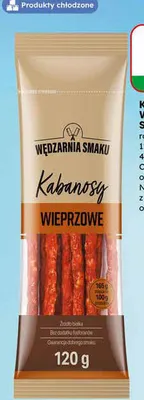 Kabanosy wieprzowe różne rodzaje promocja w Dino