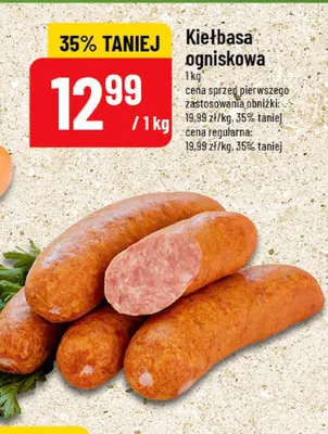 Kiełbasa ogniskowa promocja w POLOmarket