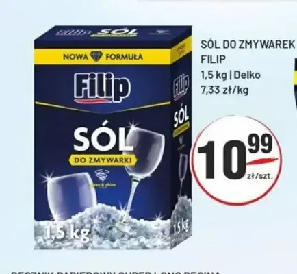 Sól do zmywarek Filip promocja w Sedal