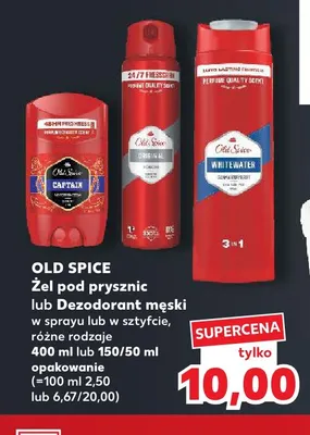 Żel pod prysznic Old Spice Whitewater promocja w Kaufland