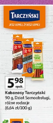Kabanosy Tarczyński promocja w Auchan