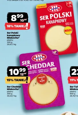 Ser Polski kanapkowy plastry promocja w Netto