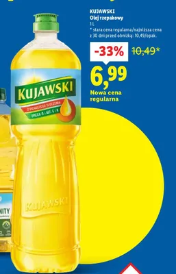 Olej rzepakowy z oliwą z oliwek promocja w Lidl