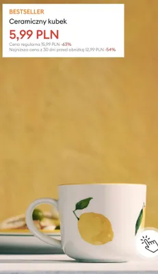 Ceramiczny kubek promocja w Sinsay