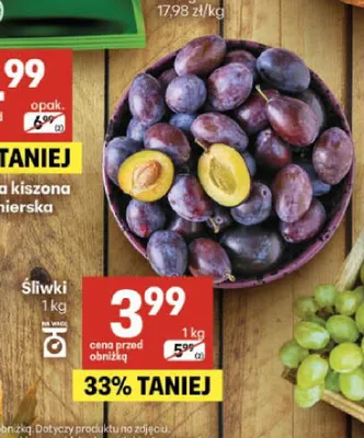 Śliwki promocja w Delikatesy Centrum