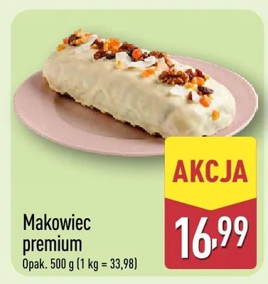 Makowiec premium promocja w Aldi