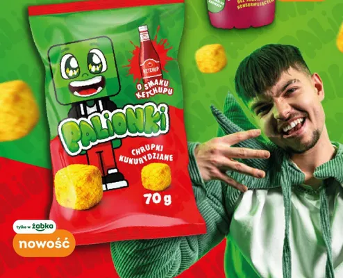Chrupki Palionki o smaku ketchupu 70g promocja w Żabka