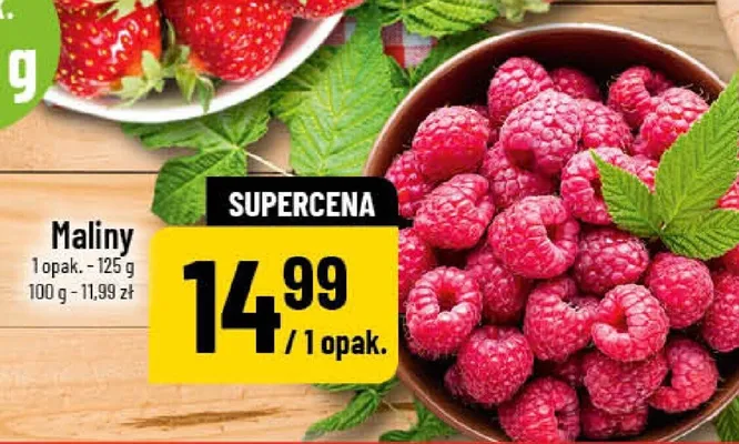 Maliny promocja w POLOmarket