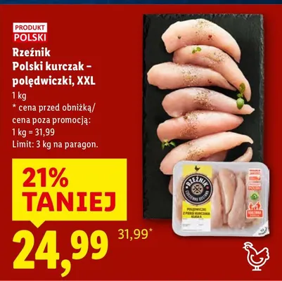 Polski kurczak - polędwiczki XXL promocja w Lidl