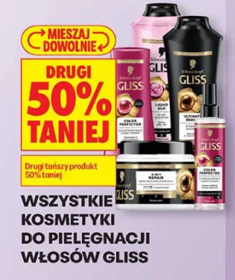 Szampon do włosów Gliss Liquid Silk promocja w Biedronka