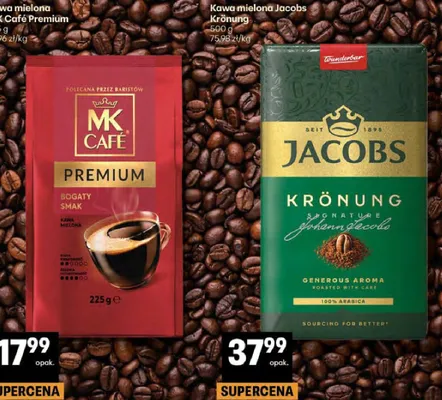 Kawa mielona MK Café Premium promocja w Delikatesy Centrum