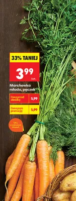 Marchewka młoda, pęczek promocja w Biedronka