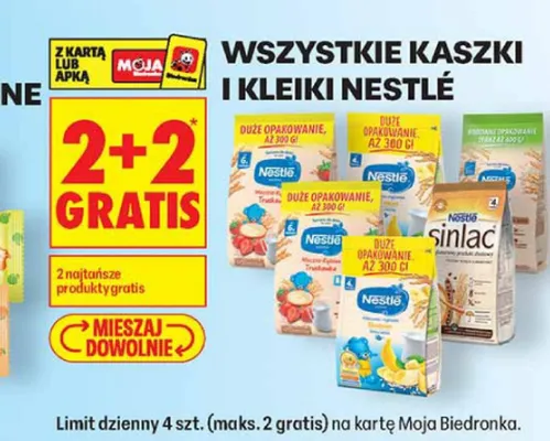 Kaszki i kleiki Nestlé promocja w Biedronka