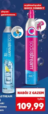 Nabój niebieski lub różowy z gazem promocja w Kaufland