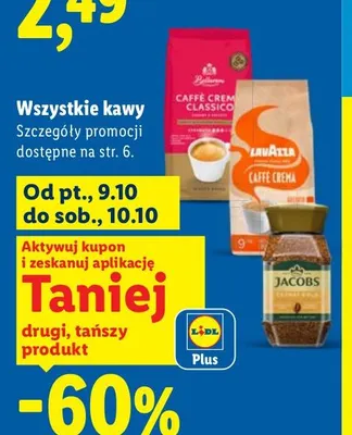 Kawa ziarnista Bellarom Caffè Crema Classico promocja w Lidl