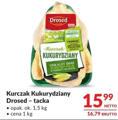 Kurczak Kukurydziany Drosed - tacka promocja w Makro