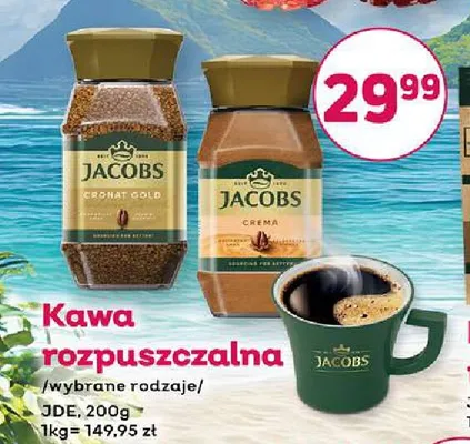 Kawa rozpuszczalna Jacobs Cronat Gold promocja w Bliski