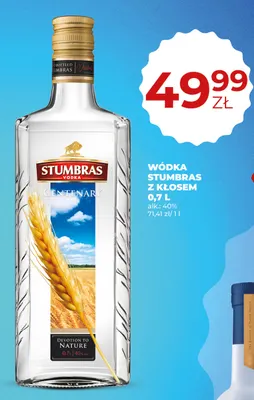 Wódka Stumbras z kłosem promocja w Duży Ben