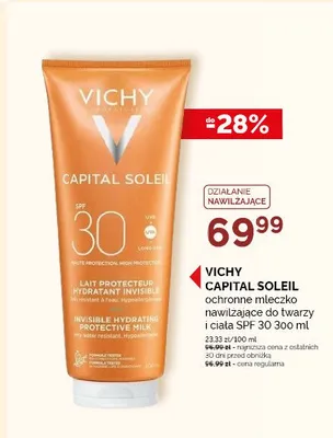 Mleczko ochronne do twarzy i ciała Vichy Capital Soleil SPF 30 promocja w Ziko Dermo