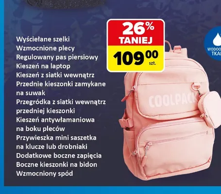 Plecak młodzieżowy CoolPack Lark promocja w Carrefour