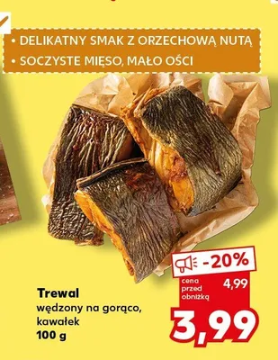 Trewal wędzony na gorąco, kawałek promocja w Kaufland