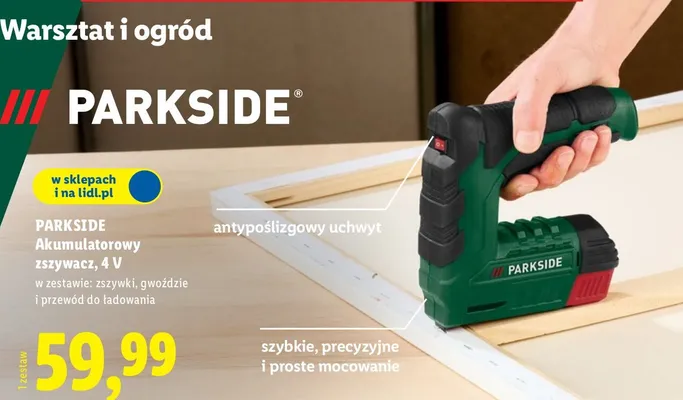 Akumulatorowy zszywacz, 4 V promocja w Lidl