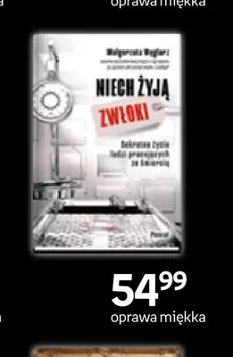 Książka Niech żyją zwłoki Małgorzata Węglarz promocja w Empik
