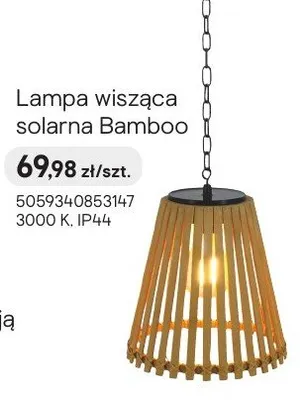 Lampa wisząca solarna Bamboo 3000K IP44 promocja w Castorama