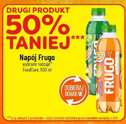 Napój Frugo różne rodzaje promocja w POLOmarket