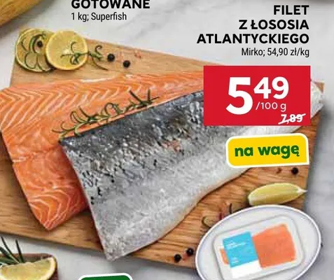 Filet z łososia atlantyckiego promocja w Stokrotka