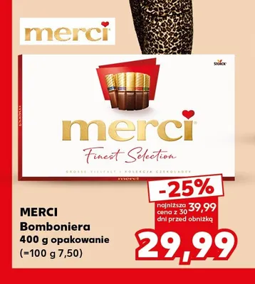 Bomboniera Merci promocja w Kaufland